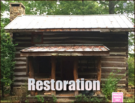 Historic Log Cabin Restoration  Alexandria City, Virginia